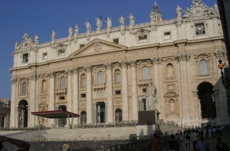 Facciata della basilica - Front of Basilica